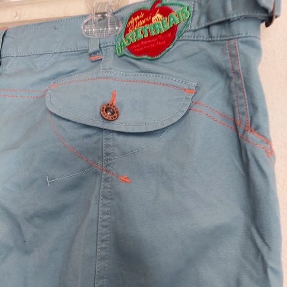 Apple bottoms embroidered demin capri size 17-18 nwt - Picture 8 of 11